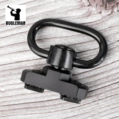 Bugleman 1.25 inch QD Sling Mount Sling Swivel Push Button QD Sling Swivels Mount Adapter
