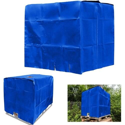 Black rainwater tank 1000 liters IBC container aluminum foil waterproof and dustproof cover Oxford cloth UV protection cover