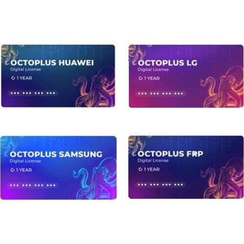 Octoplus for Samsung Huawei LG FRP Digital License 1 Year No dongle or box required online delivery