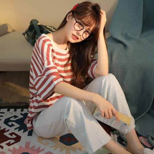 Home Suit for Womens shorts female Plus Size Clothing Underwear cotton set shorts pajamas sets womens outfits suit pajamas