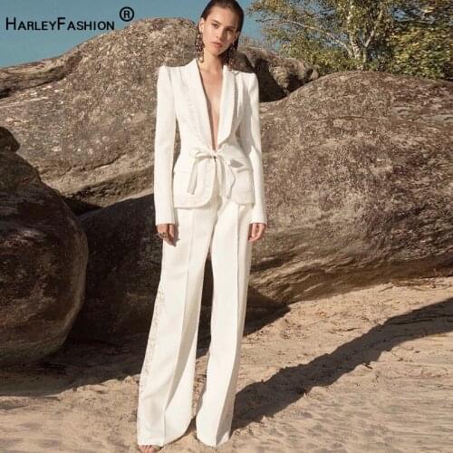 HARLEYFASHION Women's Trouser Suits Two