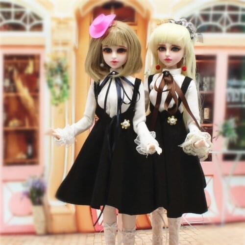 1/3 BJD Doll 50cm girl Plastic joint moveable doll,with make up 20180810