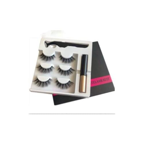 Magnetic Eyelashes Eyeliner Eyelash Curler Set5 Magnet Natural Long Magnetic False Eyelashes With Magnetic Eyeliner