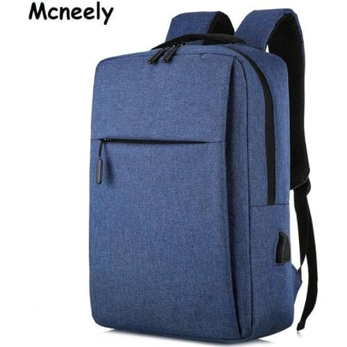 Fashion Unisex Laptop Backpack USB Charging Computer Backpacks Casual Style Bags Large Male Business Travel Bag Backpack