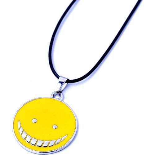 Wholesale Animation Jewelry Assassination Classroom Korosensei Pendant Necklace Fashion Rope Necklace For Women&Men