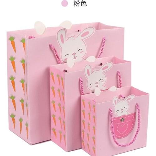 Ynaayu Ynaayu 5pcs/set Gift Bags With Handles Cartoon Paper Bags Small Size Environmental Bag Birhtday Favors Party Supply
