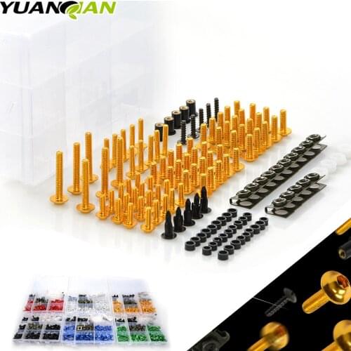 Universal Motorcycle Fairing Bolt Screw Nuts Washers Fastener Fixation For DUCATI MONSTER 749 848 999 1098/1098 S 1198/1198 S