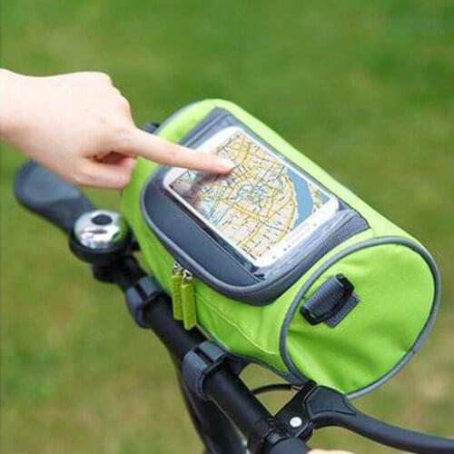 Waterproof Touch Screen Bike Phone Bag Large Bicycle Bag For Cycling Handlebar Front Tube Pack For Bicycle Rading Accessories