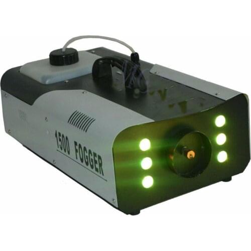 Factory sell Fog Machine Led 1500W Smoke Machine Red Green Blue Colorful Stage Effector Fog Maker Wireless Remote Control 1500w