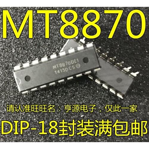 100% New&original In Stock 5pcs/lot MT8870DE1 MT8870DE MT8870 DIP-18