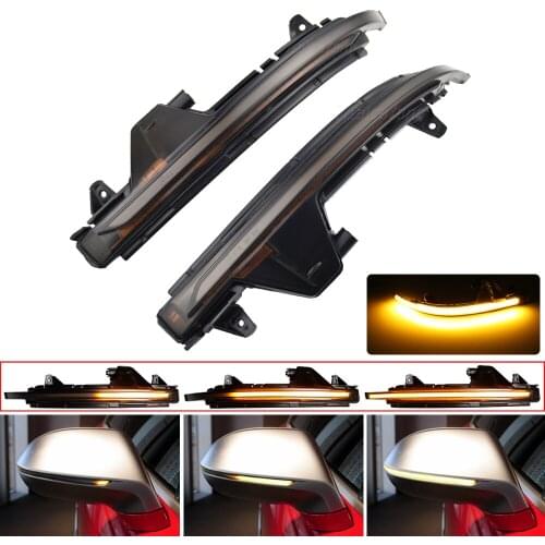 2 Pieces Dynamic Turn Signal LED Side Wing Rearview Mirror Indicator Blinker Repeater Light For Audi A7 S7 RS7 4G8 2010-2016