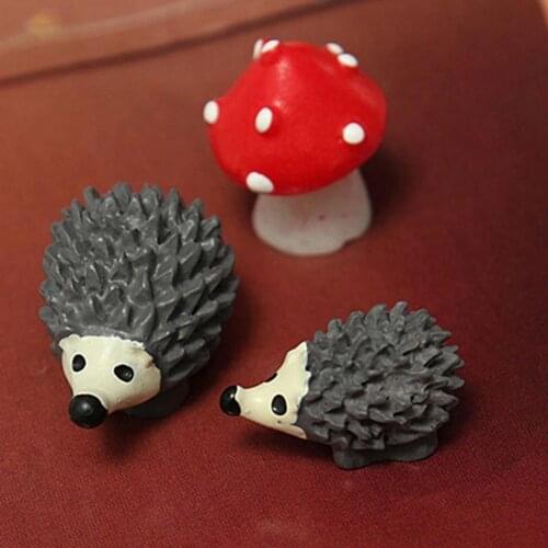 3Pcs/Set Resin Animal Figurine Micro Landscape DIY Miniature Collectibles Decor Crafts Miniatures Figurines Decoration