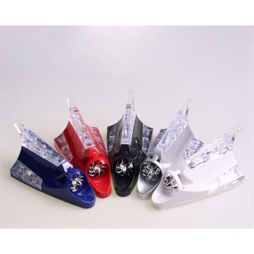 Car Truck Wind Powered LED Light Roof Antenna Safe Colorful Warning Flash Lamp Interior Decoration Lights Accessories