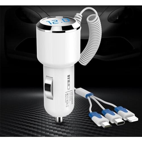 Vehicle charger Smoke converter plug Multifunctional car charger One delay three Vehicle charging Type-Mobile Charger