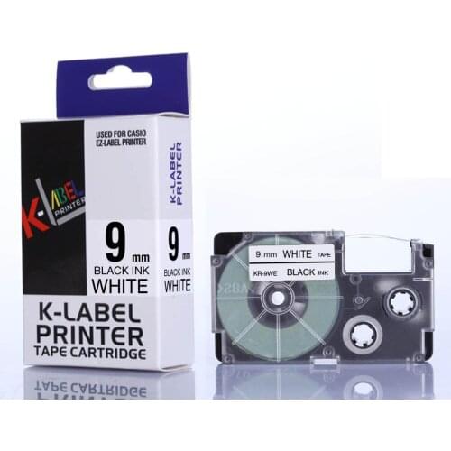 YOKO 15pcs Compatible XR-9WE black on white XR9WE XR 9WE tape cartridge
