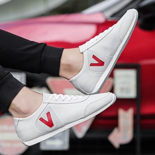 Spring and Autumn New Mens Casual Shoes Non-slip Light Shoes Outdoor Multi-color Shoes Wear-resistant Breathable Canvas Shoes 44