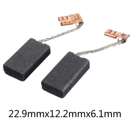 New 1 Pair Carbon Brushes Charcoal Wire Leads For Bosch GBH5-40D GSH500 GSH5 TSH5000 GSH5X A69 22.9x12.2x6.1mm