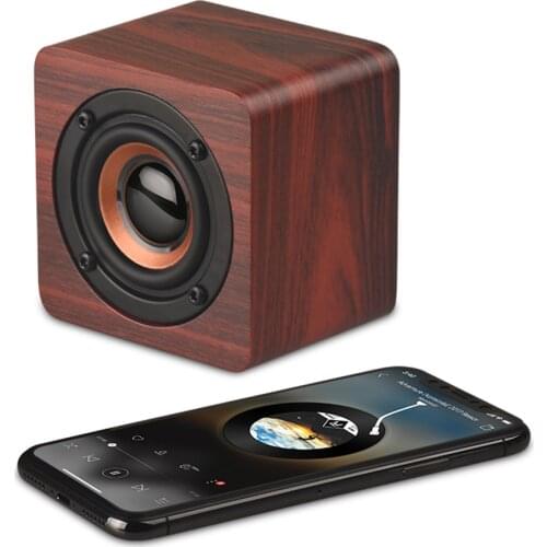 Retro Bluetooth Speakers Q1 Portable Wireless Subwoofer Speaker Strong Bass Powerful Sound Box For Smartphone Tablet Laptop PC