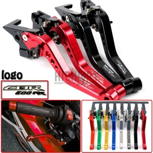 Motorcycle Brake Handle Bar Lever CNC Aluminum Short Adjustable Brake Clutch levers For Honda CBR600RR CBR 600 RR 2003-2006