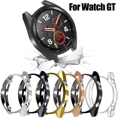 TPU Slim Smart Watch Protective Case Cover for Huawei Watch GT 42mm 46mm Case Frame Anti-Scratch Shell Smartwatch Accessories
