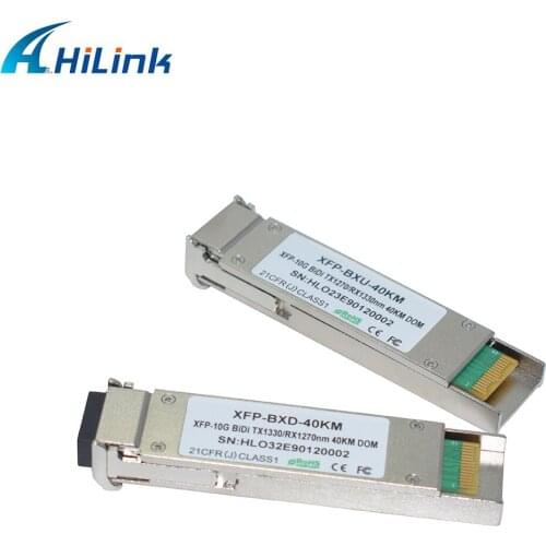 Fiber optical BIDI wdm xfp 40km reach LC/UPC TX1270nm /RX1330nm XFP transceiver