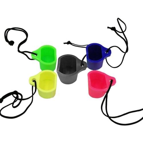 Scuba Diving Tank Valve Cap Protector Cylinder Dust Protection with Lanyard