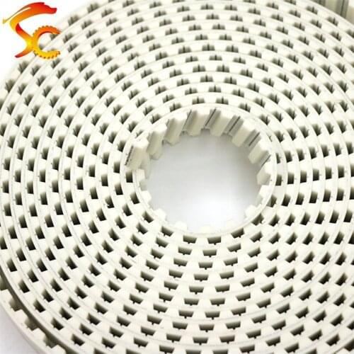 10Meters/lot T10 timing belt T10 30mm pitch=10mm Width 30mm T10 open timing belt PU with steel core Metric trapezoidal