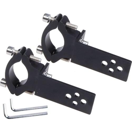 2Sets Universal Mount Tg11 Motorcycle Headlight Bracket Tube Fork Spotlight Holder Clamp for Cafer Racer Chopper Ect