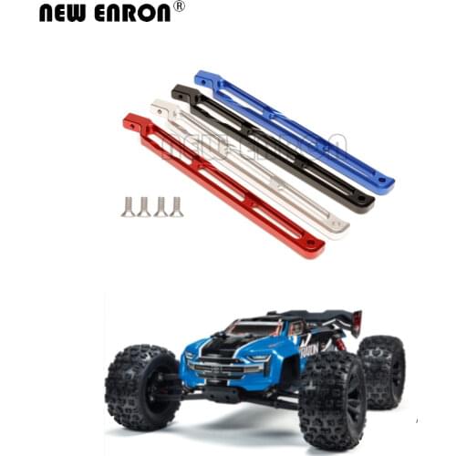 AR320446 Aluminum Rear Long Chassis Brace Support Rod 1:8 For RC Racing Crawler Car 1/8 Arrma Senton AR320196 Typhon Kraton 6S