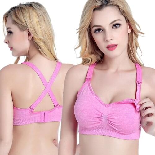 Maternity Nursing Bra Breastfeeding Bras Pregnant women Feeding Bra Soutien gorge allaitement Wire free bra Plus Size