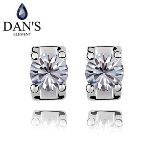 DANS 3 Colors Real Austrian Crystals Fashion Stud earrings for women New Hot Sales 93460