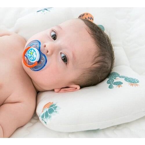 Baby Breathable 3D Air Mesh Cotton Seat Pad Cushion Liner Baby Pillow for Flat Head Syndrome for Stroller & Car Seat Pad Cushion