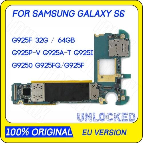 Europe version for Samsung Galaxy S6 Edge G925F G925P G925V G925A G925T G925I G925I Motherboard with full chips