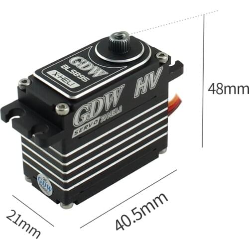 GDW BLS890HV Brushless Standard 550-700 Metal Locking Tail Actuator XL700 1520us Wide band