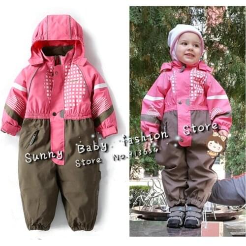 New 2019 spring autumn Rompers children clothing baby boy outdoor waterproof coat baby girls overall kids windproof jumpsuit