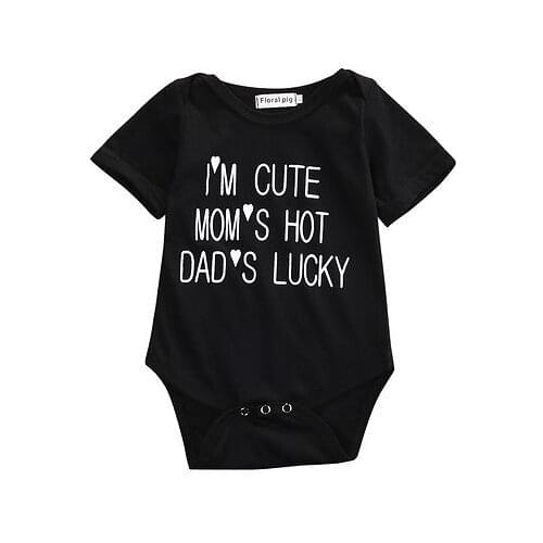 Newborn Infant Baby Girl Boy Short Sleeve Romper Cotton Jumpsuit Playsuit Outfits Clothes