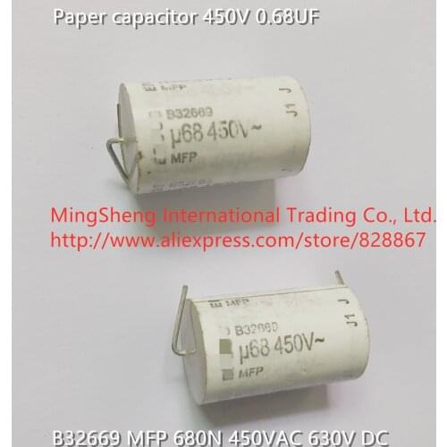 Original new 100% paper capacitor 450V 0.68UF B32669 MFP 680N 450VAC 630V DC (Inductor)