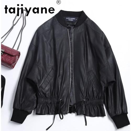 Tajiyane Jackets for Women Autumn 2020 Leather Clothes Woman Real Sheepskin Jacket Female Clothing Coat Top Femme Veste TN690