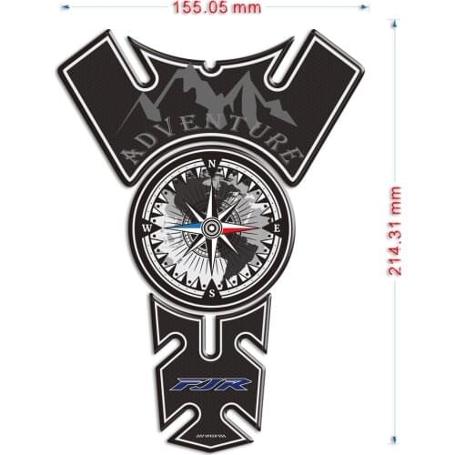 Motorcycle Stickers Tank Pad For Yamaha FJR1300 FJR 1300 Protector 3D Sticker Decal Fuel Gas Anti Slip ADVENTURE
