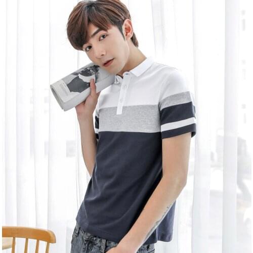 MRMT 2021 Brand New Mens Shirt Short Sleeved Polo Shirt T-shirt for Male Casual Slim Cotton Semi Sleeve Tops T-shirt