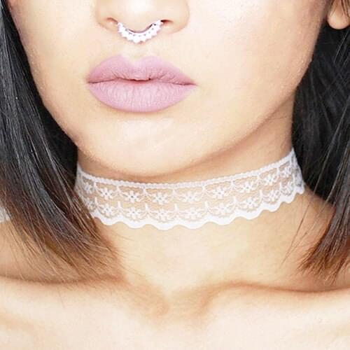 New Trendy Women Gift Gothic Punk Retro Bohomian Lace Collar Choker Charm Necklace Jewelry