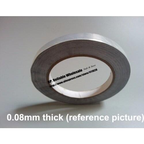 15mmx40M 0.08mm Thick Single Side Electric Conduction EMI Shielding Aluminum foil Adhesive Tape fit for Laptop, PDP, LCD