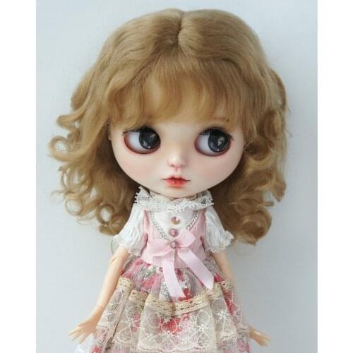 SD Mohair wigs D20313 9-10inch 23-25cm Long Princess wave mohair BJD hair 1/3 Blyth doll accessories
