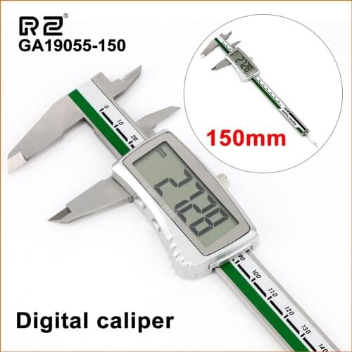 RZ Vernier Caliper Digital Vernier Caliper Stainless Steel Electronic Handheld Vernier Caliper150mm Measuring Tools Professional