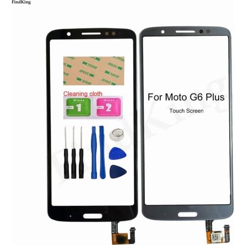 Touch Screen For Motorola Moto G6 Plus XT1926 Touch Screen Front Glass Panel Sensor Digitizer Replacement Part