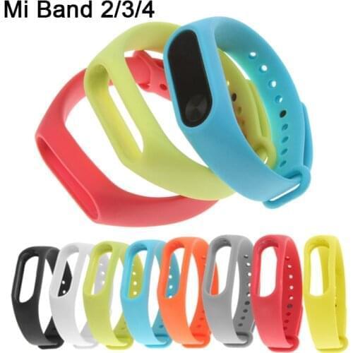 Silicone Wrist Strap on My Xiomi Mi Band 3 Straps for Xiaomi Mi Band 4 3 2 M4 M3 M2 Band2 Band3 Band4 Watch Bracelet Accessories