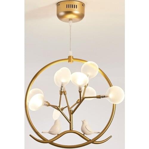 Nordic Modern LED Pendant Lights Hanging Bedroom Study Bird Lamp Aisle Fitting Room Balcony Creative Restaurant Lighting Fixture