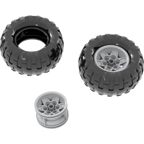 [MOC Hub] Technology building block auto parts compatible with Major Brand 56908 / 61480 68.7x34r tire hub