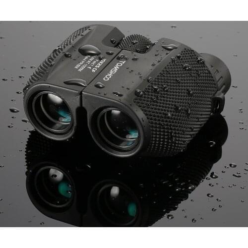 TOMSHOO Professional Binoculars 10x25 BAK4 Prism High Powered Binocular Portable Hunting Telescope Pocket Scope Sports Living