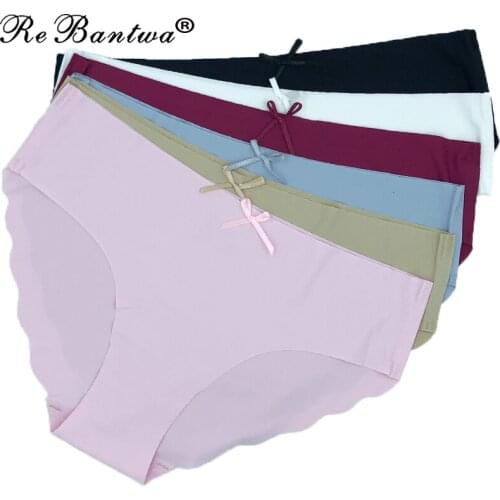 5pcs/Lot High Quality Ultra-thin Panties For Womens Seamless Underwear Sexy low-Rise Ruffles Briefs Soft New Lingerie